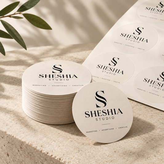 Adesivi personalizzati per il tuo brand - 50 pezzi